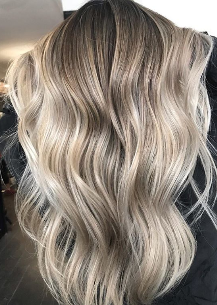 Picture of curly white hair (will get the details from my sister)